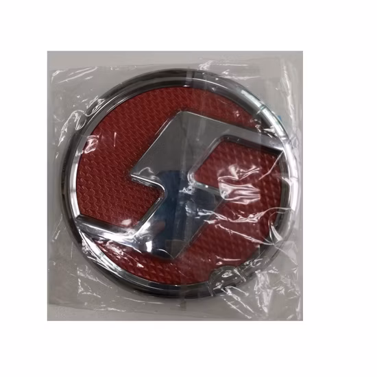 デザイン クロム メッキ自動車ロゴ銘板フラット文字マット OEM 3D エンブレム バッジ